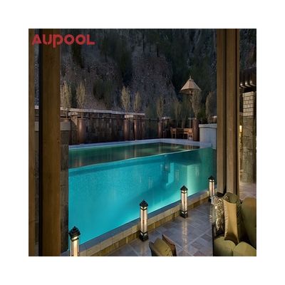 50 mm de espessura transparente folha de vidro acrílico para piscina infinita resistente a intempéries