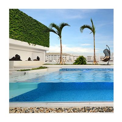 Painéis acrílicos de plexiglás para cercas de piscinas resistentes à pressão