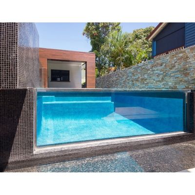 1.20g/cm3 Densidade e excelente resistência a intempéries AUPOOL Piscinas de vidro para piscinas ao ar livre