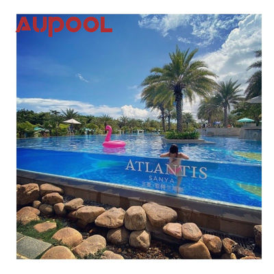 Painel acrílico 100% importado de Lucite PMMA para piscina exterior de design moderno