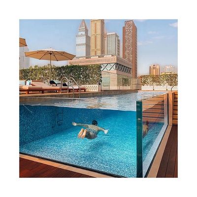 Piscinas de Vila Plexiglass Painéis de parede Amostra Piscinas de fibra de vidro pequenas