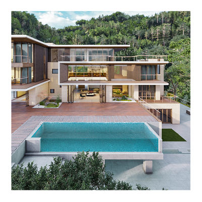 Lucite Acrílico de Fibra de Vidro Frp de telhado Container Infinito Piscina Piscinas