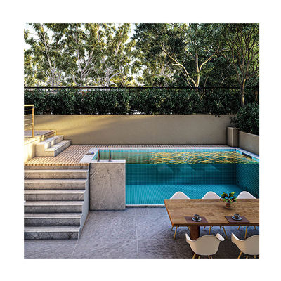 Área exterior com painel de acrílico super claro piscina de janela para casa de luxo piscina de vidro