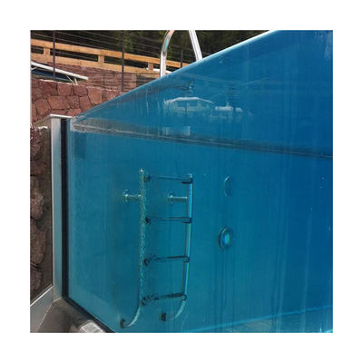 Infinity Pool Fibra de vidro Lap Pool Intex Piscina de poliéster azul cristal