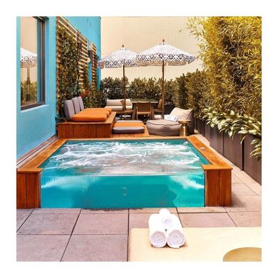 PMMA Lucite Plexi Janela de painel de vidro para piscina fácil limpa Design personalizado