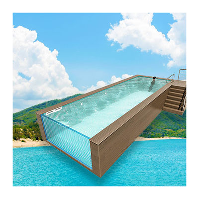 Densidade 1,2 g/cm3 Piscina pré-fabricada para villa e casa de praia Casa de jardim
