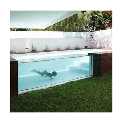 Fácil de instalar Piscina pré-fabricada 30 anos Não amarelo Luxo Flat Pack pátio traseiro