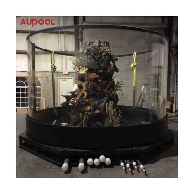 Espessura personalizada Vidro de plástico acrílico transparente Piscina Piscina de vidro acrílico para água limpa
