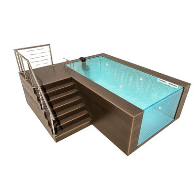 AUPOOL Endless Backyard Workout Resistência Piscina Não Amarelhada há 30 Anos