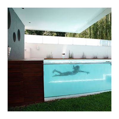 Casas pré-fabricadas Container de transporte limpo Piscina com estrutura de aço de 40 pés