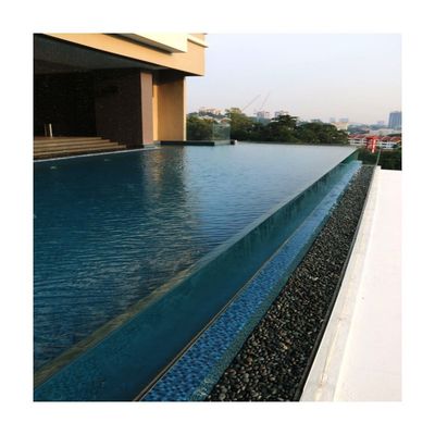Piscinas Piscinas e spas Transparente Fibra de vidro Mosaico painéis acrílicos com iluminação LED