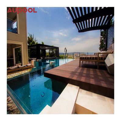 30-950mm espessura personalizada grande acima do chão estrutura de aço piscina para hotel