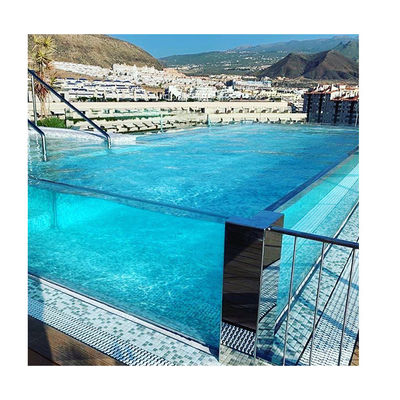 Casa de jardim Piscina de plástico acrílico Preços de parede acrílica para a demanda do cliente