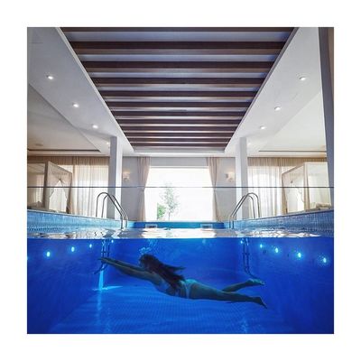 Piscinas pré-fabricadas de fibra de vidro de poliéster para piscinas acrílicas para o projeto de piscina