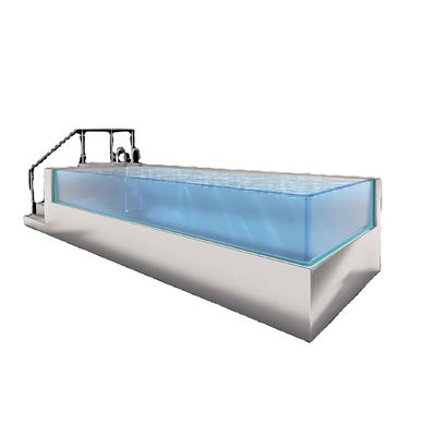 100% de PMMA virgem Acrílico importado piscina infinita Container de transporte escolar lados claros