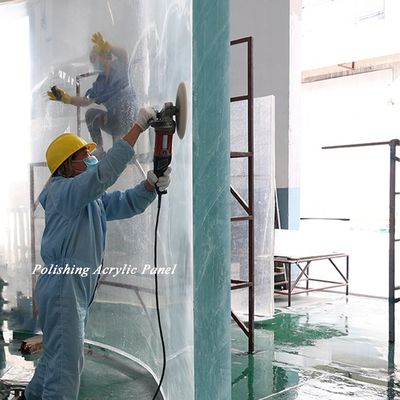 Piscina Infinita ao ar livre sobre o solo Fibra de vidro Lucite Densidade acrílica 1,2 g/cm3