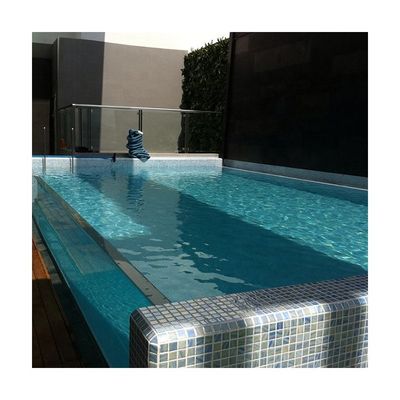 Treinamento de instalação de janelas acrílicas de tamanho personalizado para piscinas subaquáticas residenciais