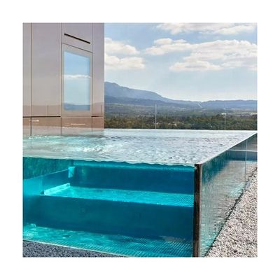 Tamanho personalizado favorável 30-300mm espessura Transparente Acrílico Folha de janela para piscina