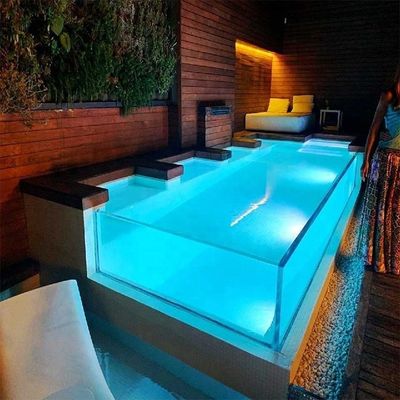 Ácido acrílico superior para piscinas de vidro Função durável para piscinas infinitas de natação sem fim