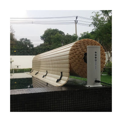 Cobertura de piscina azul/marfim transparente com certificações CE e materiais de OEM