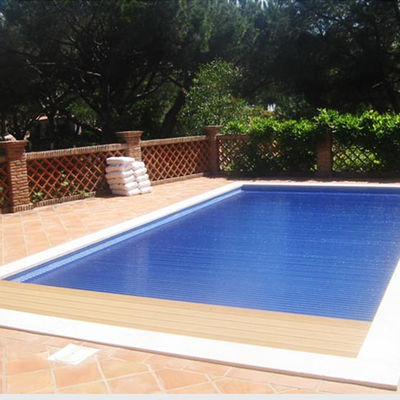 Cobertura de piscina azul/marfim transparente com certificações CE e materiais de OEM