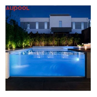 Alta transmissão de luz piscina acrílica piscina de vidro piscina da AUPOOL para o seu projeto piscina