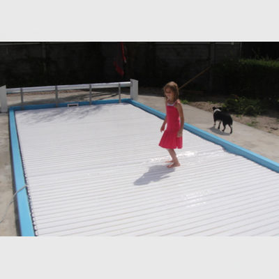 Cobertura automática de piscina Equipamento de piscina com certificações CE PC com UV estável