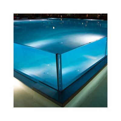 Projeto de piscina de água acrílica de 30 mm-950 mm com processo de polimerização a temperatura constante seca