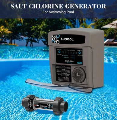 15-45 g de Chlorina de saída de sal Gerador de cloro AUPOOL 2 em 1 Para piscina pública