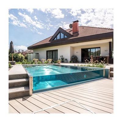 Desenho de piscina acrílica baseado na demanda do cliente para a decoração de piscina interior da Country Estate