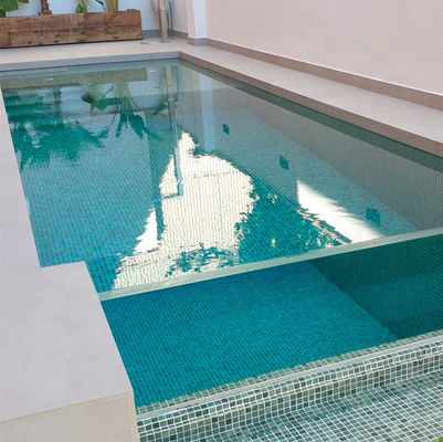 Painéis acrílicos de plexiglás para cercas de piscinas resistentes à pressão