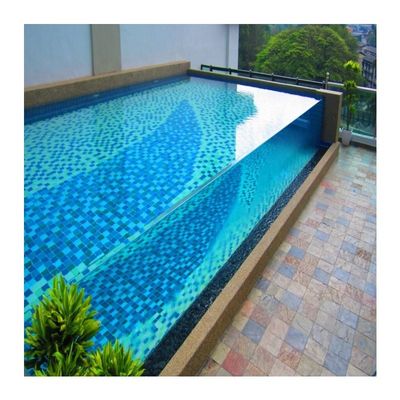 Painéis acrílicos de plexiglás para cercas de piscinas resistentes à pressão