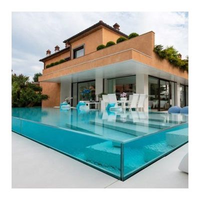 100% de Lucite puro PMMA AUPOOL Vidro de piscina com painel acrílico