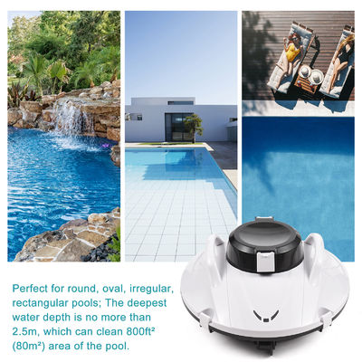 Equipamento OEM de piscina limpador de piscina sem fio para função molhada e seca