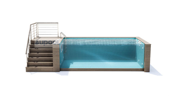 Fácil Instalação De Fibra de Carbono FRP Material Composito Tanque Interno Piscina Para Hotéis Ginásios