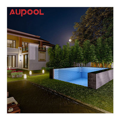 Parede de piscina acrílica de 100 mm de espessura com tecnologia de polimerização termostática seca