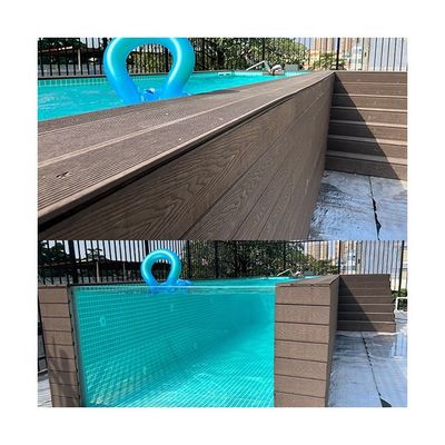 Duas bombas de água de filtragem completa piscina pré-fabricada para espaço subterrâneo