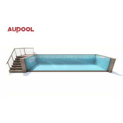 Água limpa mente limpa pré-fabricado 20Ft 40Ft Container de transporte piscina com corte