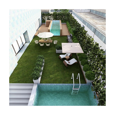18m3 Capacidade de água da piscina Painel acrílico personalizado Espessura piscina de vidro de hotel ao ar livre