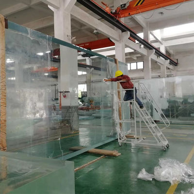 Instalação de janelas de piscina de hotel Aupool Janela de piscina não amareladora para piscinas de contentores