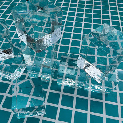 Banheiras de piscina transparentes de acrílico Painéis de amostragem transparentes para piscinas de villas ao ar livre