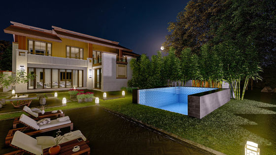 24m3 Capacidade de água da piscina Painel transparente de plástico acrílico para janela da piscina