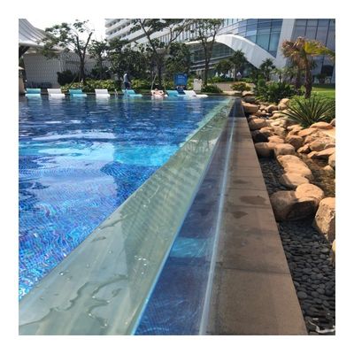 Vantagem favorável superior piscina acrílica 50-700mm Parede de piscina infinita clara