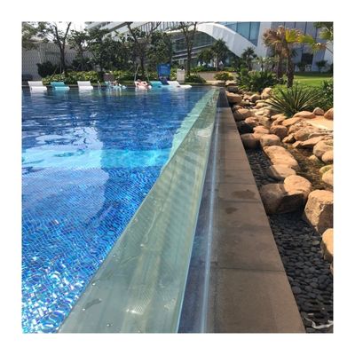 Vantagem favorável superior piscina acrílica 50-700mm Parede de piscina infinita clara