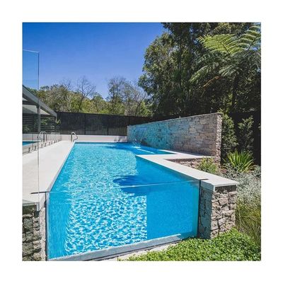 Demandas do cliente Jardim festa de água piscina acrílica para bomba de ar piscina infinita