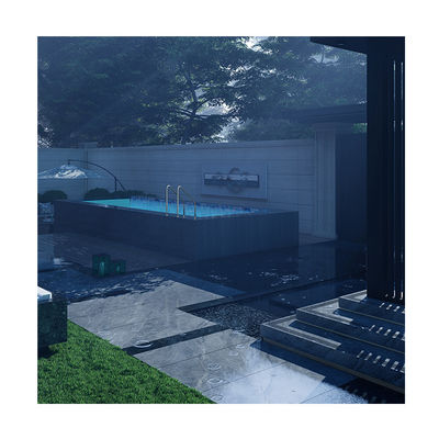 Transmissão de luz de alta diafaneidade 92,5% Lucite acrílico piscina pré-fabricada para quintal do hotel