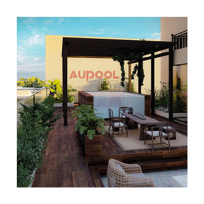 Vila de piscina portátil com materiais PMMA e excelente resistência ao clima