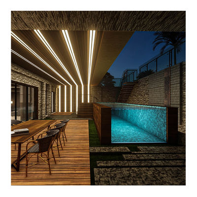 Lucite Acrílico de Fibra de Vidro Frp de telhado Container Infinito Piscina Piscinas