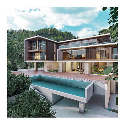 Lucite Acrílico acima do solo Container modular casa piscina com parede transparente design de janela