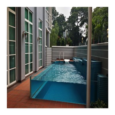 PMMA Materiais piscina infinita para a demanda do cliente em treinamento de reabilitação